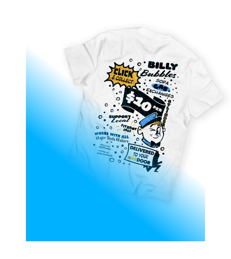 Billboard T-Shirt – Billy Bubbles